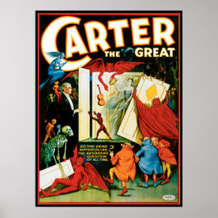 Magisch Poster, Magiciër Carter de Grote Poster
