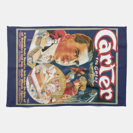  Magisch Poster, Magiciër Carter de Grote Theedoek (Horizontaal)