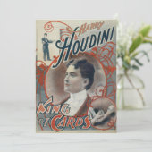 Magisch Poster, Magiciër Harry Houdini Kaart (Staand voorkant)