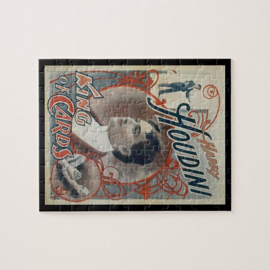 Magisch Poster, Magiciër Harry Houdini Legpuzzel (Horizontaal)