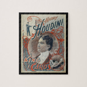 Magisch Poster, Magiciër Harry Houdini Legpuzzel