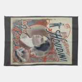 Magisch Poster, Magiciër Harry Houdini Theedoek (Horizontaal)