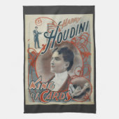  Magisch Poster, Magiciër Harry Houdini Theedoek (Verticaal)