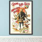  Magisch Poster, Magicisch Chung Ling Soo Canvas Afdruk (Insitu (Houten vloer))