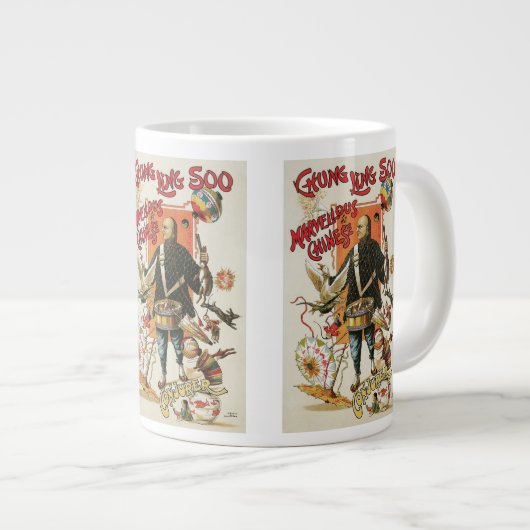 Magisch Poster, Magicisch Chung Ling Soo Grote Koffiekop (Voorkant rechts)