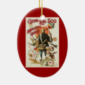  Magisch Poster, Magicisch Chung Ling Soo Keramisch Ornament (Achterkant)