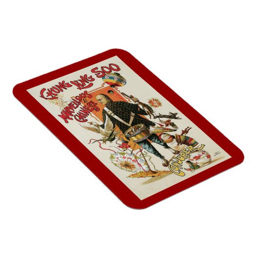 Magisch Poster, Magicisch Chung Ling Soo Magneet (Rechterzijde)