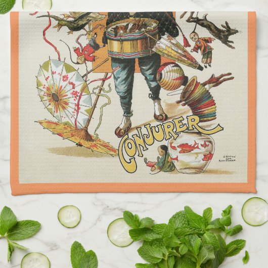 Magisch Poster, Magicisch Chung Ling Soo Theedoek (Gevouwen)