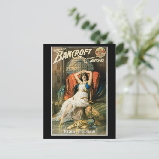  Magisch Poster, Magicisch Frederick Bancroft Briefkaart (Staand voorkant)