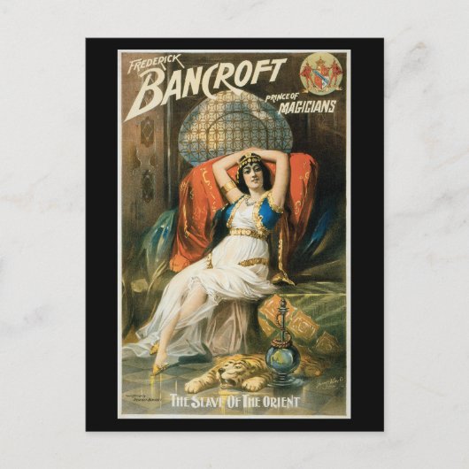  Magisch Poster, Magicisch Frederick Bancroft Briefkaart (Voorkant)
