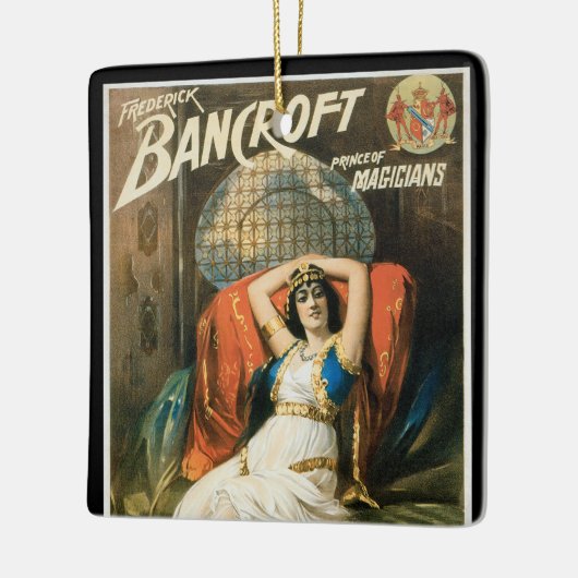 Magisch Poster, Magicisch Frederick Bancroft Keramisch Ornament (Links)