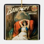  Magisch Poster, Magicisch Frederick Bancroft Keramisch Ornament (Achterkant)