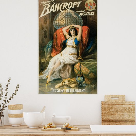  Magisch Poster, Magicisch Frederick Bancroft Poster (Keuken)
