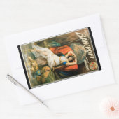  Magisch Poster, Magicisch Frederick Bancroft Rechthoekige Sticker (Envelop)