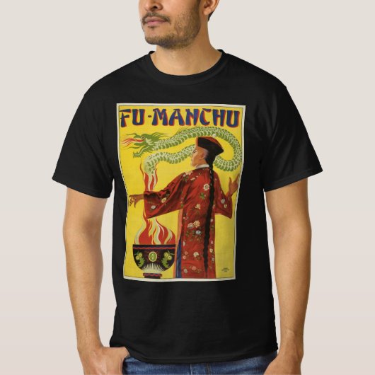  Magisch Poster, Magicisch Fu-Manchu T-shirt (Voorkant)