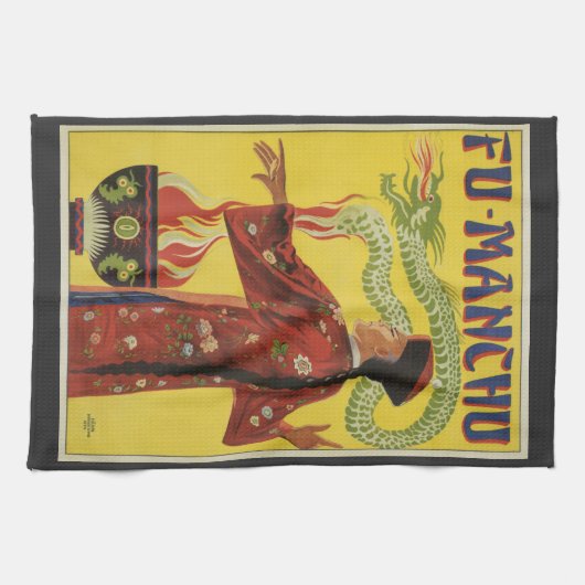 Magisch Poster, Magicisch Fu-Manchu Theedoek (Horizontaal)