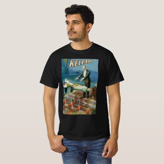  Magisch Poster, magiër Harry Kellar T-shirt (Voorkant volledig)