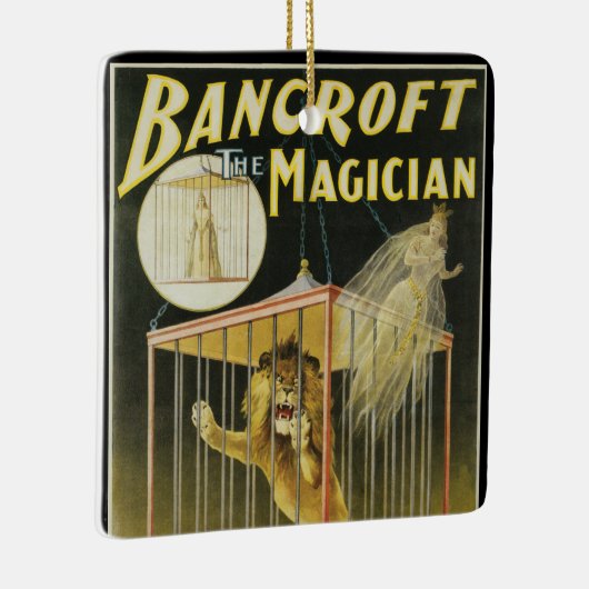  Magisch Poster, Magische Bancroft en Lion Keramisch Ornament (Rechts)