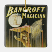  Magisch Poster, Magische Bancroft en Lion Keramisch Ornament (Achterkant)