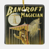  Magisch Poster, Magische Bancroft en Lion Keramisch Ornament (Voorkant)