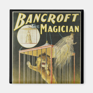 Magisch Poster, Magische Bancroft en Lion Magneet