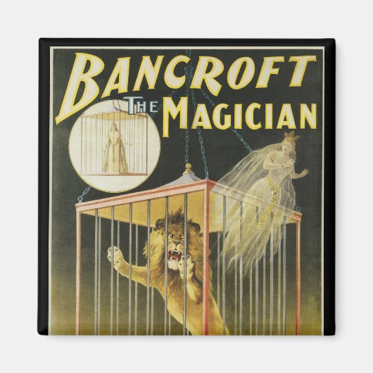 Magisch Poster, Magische Bancroft en Lion Magneet (Voorkant)