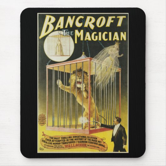  Magisch Poster, Magische Bancroft en Lion Muismat (Voorkant)