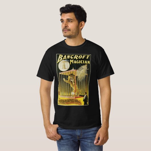  Magisch Poster, Magische Bancroft en Lion T-shirt (Voorkant volledig)