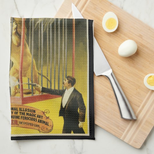  Magisch Poster, Magische Bancroft en Lion Theedoek (Quarter Fold)