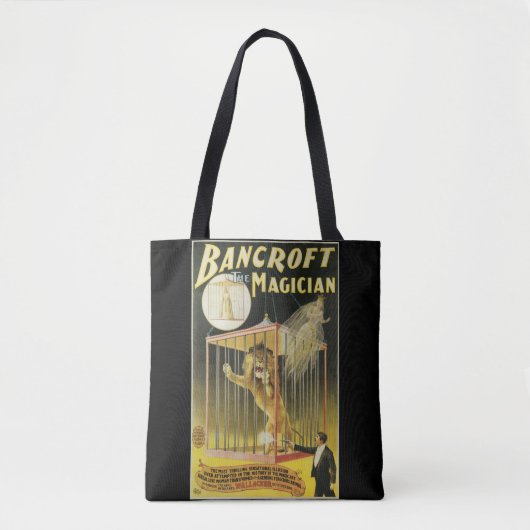  Magisch Poster, Magische Bancroft en Lion Tote Bag (Voorkant)