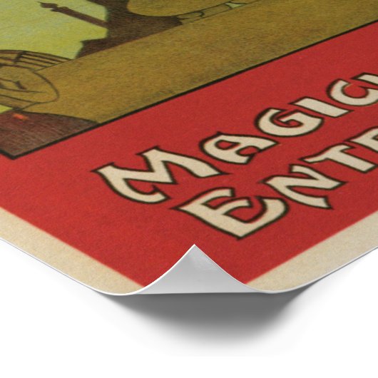 Magisch Poster, Penseel de Grote Magicus Poster (Hoek)