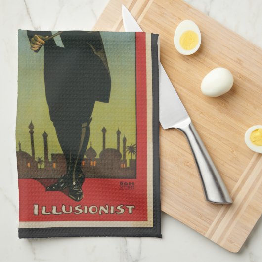  Magisch Poster, Penseel de Grote Magicus Theedoek (Quarter Fold)