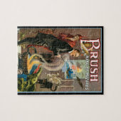 Magisch Poster, Penseel, koning van wizards Legpuzzel (Horizontaal)