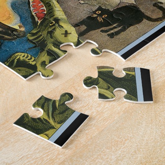 Magisch Poster, Penseel, koning van wizards Legpuzzel (Zijkant)