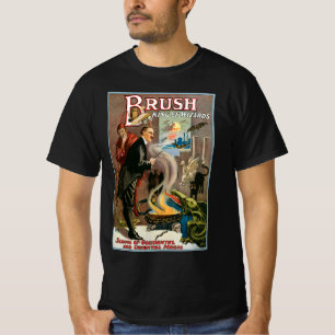 Magisch Poster, Penseel, koning van wizards T-shirt