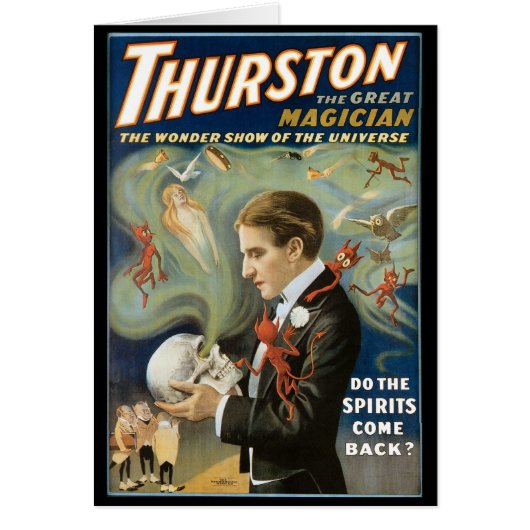 Magisch Poster, Thurston, de Grote Magicus (Voorkant)
