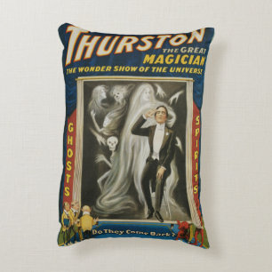  Magisch Poster, Thurston, de Grote Magicus Accent Kussen