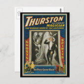 Magisch Poster, Thurston, de Grote Magicus Briefkaart (Voorkant / Achterkant)