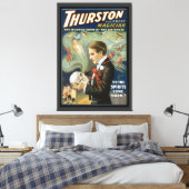  Magisch Poster, Thurston, de Grote Magicus Canvas Afdruk (Insitu (Slaapkamer))