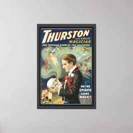 Magisch Poster, Thurston, de Grote Magicus Canvas Afdruk