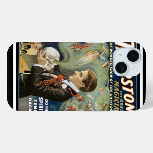  Magisch Poster, Thurston, de Grote Magicus Case-Mate iPhone Case (Achterkant (horizontaal))