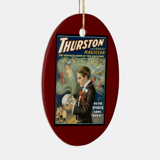  Magisch Poster, Thurston, de Grote Magicus Keramisch Ornament (Rechts)