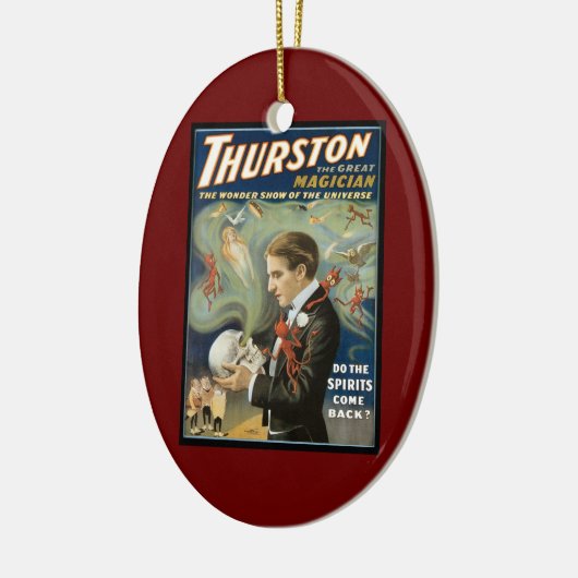  Magisch Poster, Thurston, de Grote Magicus Keramisch Ornament (Links)