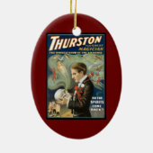 Magisch Poster, Thurston, de Grote Magicus Keramisch Ornament (Achterkant)