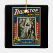 Magisch Poster, Thurston, de Grote Magicus Keramisch Ornament (Achterkant)