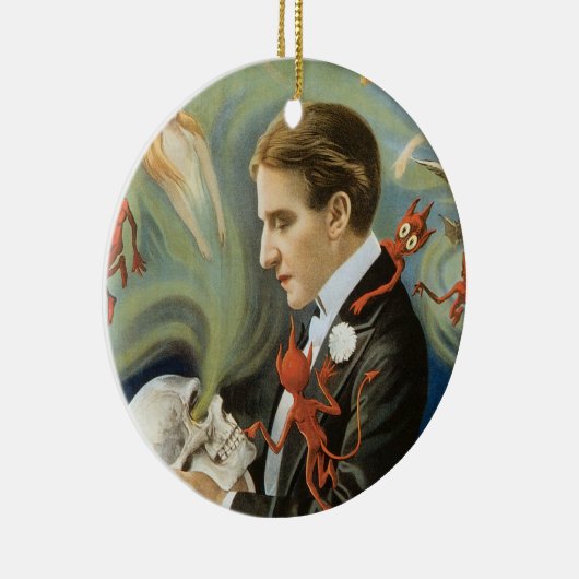 Magisch Poster, Thurston, de Grote Magicus Keramisch Ornament (Rechts)