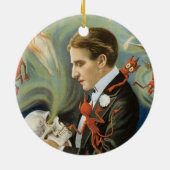  Magisch Poster, Thurston, de Grote Magicus Keramisch Ornament (Achterkant)