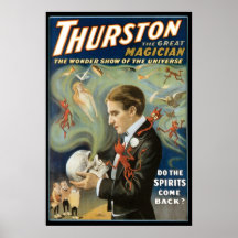  Magisch Poster, Thurston, de Grote Magicus