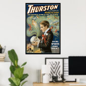  Magisch Poster, Thurston, de Grote Magicus Poster (Thuiskantoor)