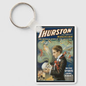  Magisch Poster, Thurston, de Grote Magicus Sleutelhanger (Voorkant)
